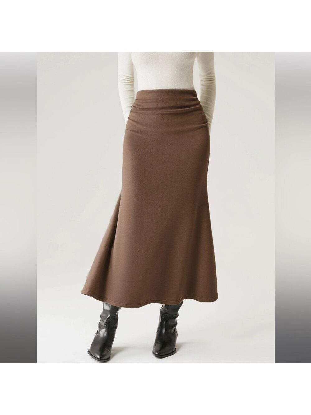OGL Mermaid Maxi Skirt Ash Brown size Medium